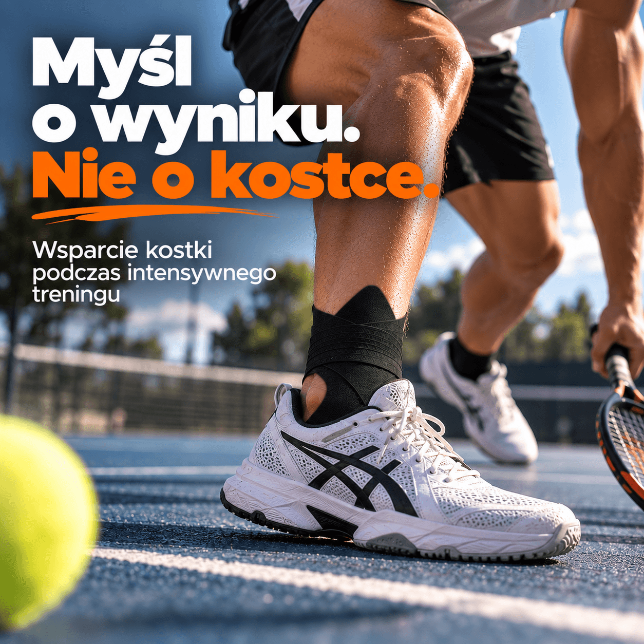 Ankra – Elastyczna taśma kinezjologiczna na kostkę (3 szt.)